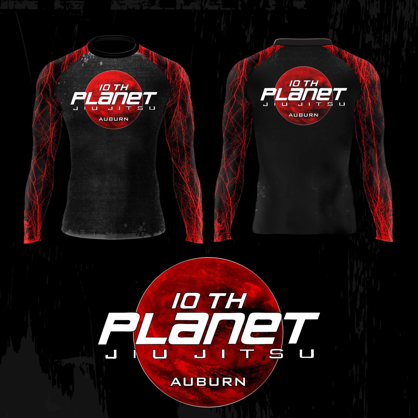 Kids Rash Guard 10th Planet AUBURN