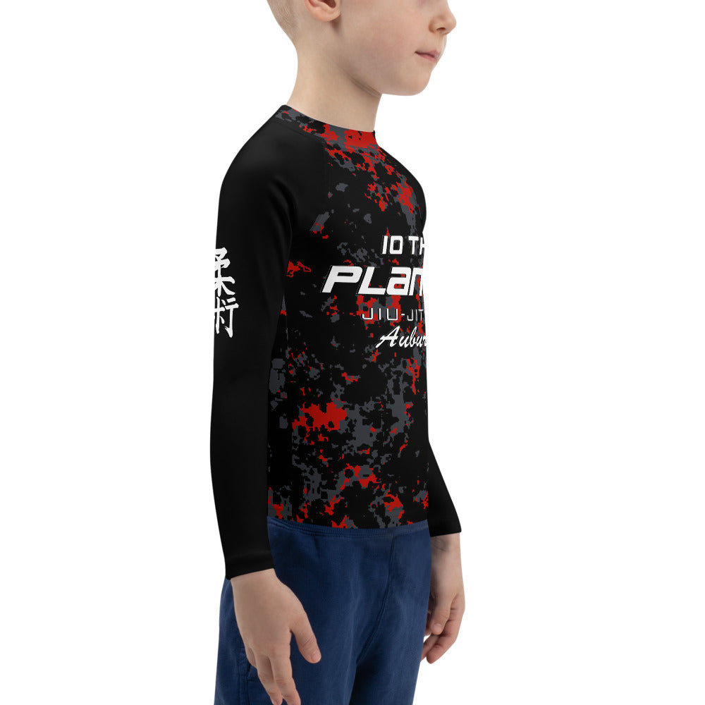 Tiny Tigers Rash Guard Digital Camo - Sizes 6 - 6X