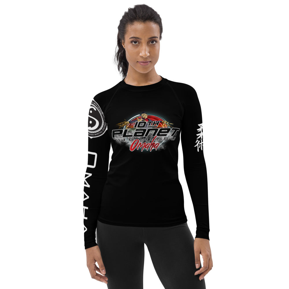 New Omaha Moon Women's Rash Guard Sizes